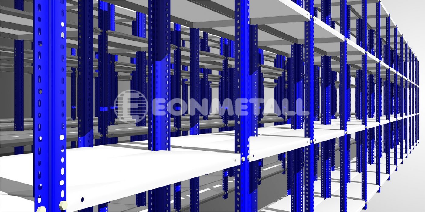 Slotted Angle Shelving System Malaysia Warehouse Racking System